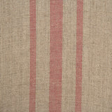 Liberte Deconstructed Arm Chair Dry Finished Birch, Khaki Linen with Red Pinstripe, Burlap CF139 513 A034 Red Stripe Zentique