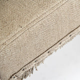 Laurent Bench Limed Grey Oak, Hemp Linen CF168 E272 H009 REC Zentique