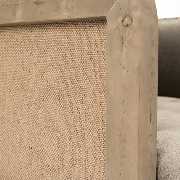 Vert Deconstructed Club Chair Dry Finished Birch, Green Moss Linen/Cotton, Burlap CF223-1 513 C064/AID010 Zentique