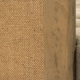 Vert Deconstructed Sofa Dry Finished Birch, Green Moss Linen/Cotton, Burlap CF223-3 513 C064/AID010 Zentique