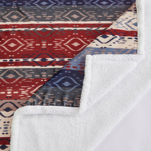 Hiend Accents Home On The Range Aztec Campfire Sherpa Throw - Embrace Southwestern Charm And Cozy Warmth Today! Multi Color Front, 100% Polyester,Back, 100% Polyester (Sherpa Fabric) Cf2237t2-os-oc