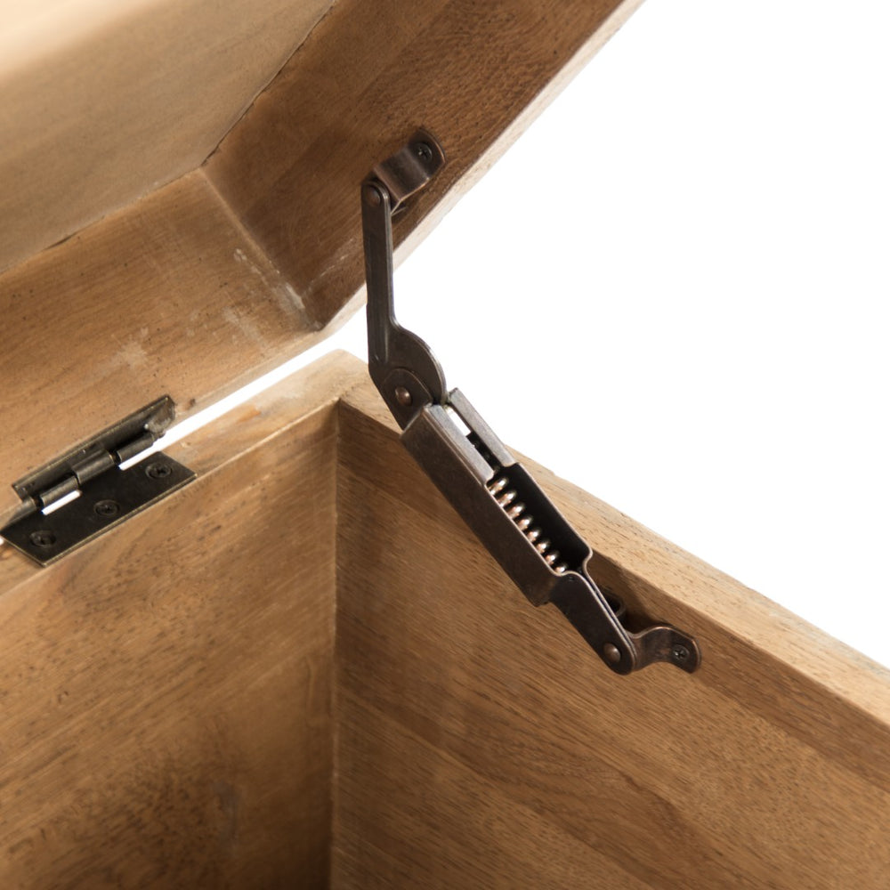 Zentique Stockage Bench – Elegant Oak Storage Seat With Natural Linen Upholstery For Stylish Home Decor Limed Grey Oak,Natural Linen Oak,Linen Cf235-z E272 A003