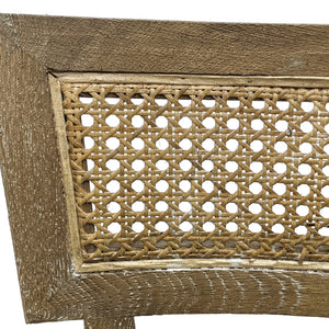 Carvell Cane Back Bar Stool Limed Grey Oak, Grey Linen CF282-35-R Cane Bar E272 A048 Zentique