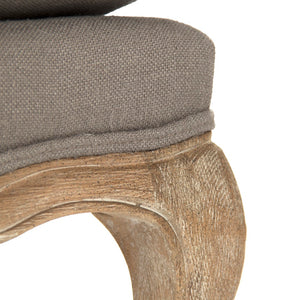 Bastille Settee Limed Grey Oak, Grey Linen CFH004-2 E272 A048 Zentique