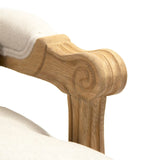 Bastille Sofa Natural Oak, Natural Linen CFH004-3 E255 A003 Zentique