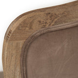 Bastille Sofa Limed Grey Oak, Brown Velvet CFH004-3 E272 V011 Zentique