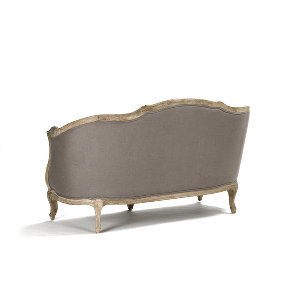 Maison Settee Limed Grey Oak, Grey Linen CFH007-2 E272 A048 Zentique