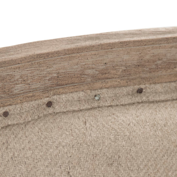 Maison Settee Limed Grey Oak, Hemp, Burlap CFH007-2 E272 Jute H009 Zentique