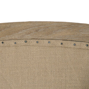 Zentique Maison Sofa Solid Oak Frame Linen Upholstery with Jute Accents — Plush Support, Timeless Scandinavian Charm (96 chars) CFH007-3 E272 Jute H009