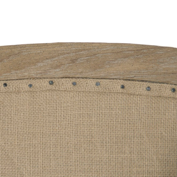 Zentique Maison Sofa Solid Oak Frame Linen Upholstery with Jute Accents — Plush Support, Timeless Scandinavian Charm (96 chars) CFH007-3 E272 Jute H009