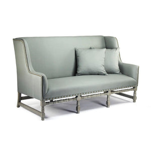 Zentique Aubert Linen Sofa with Birch Frame — Durable High-Res Foam Comfort, Removable Covers, Scandinavian Flair CFH010-3 432 I