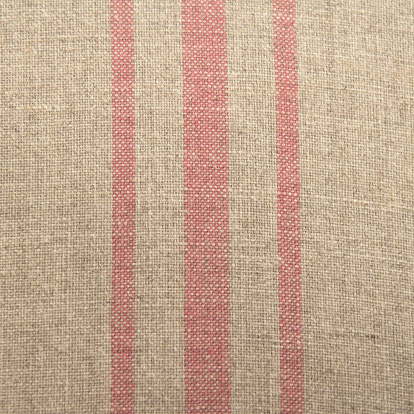 Rana Club Chair Limed Grey Oak, Khaki Linen with Red Stripe CFH132 E272 Red Stripe Zentique