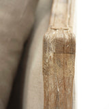 Benton Sofa Limed Grey Oak, Natural Linen CFH170-3 E272 A003 Zentique