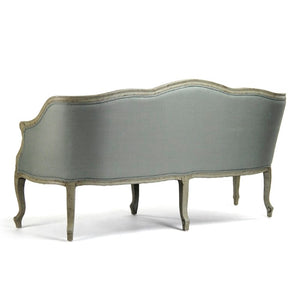 Zentique Benton sofa with birch frame and premium linen upholstery — compact, supportive cushions, modern style CFH170-3 432 I