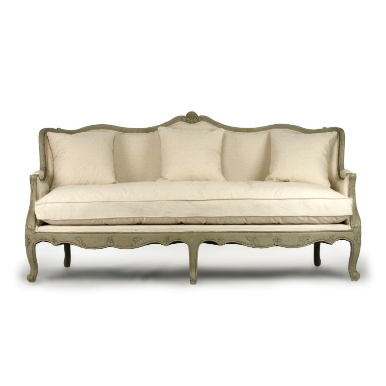 Zentique Adele Sofa with Birch Frame and Breathable Cotton Upholstery — Modern Comfort, Durable Support (98) CFH198-3 432 C020