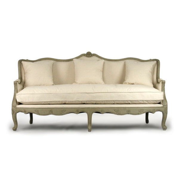 Zentique Adele Sofa with Birch Frame and Breathable Cotton Upholstery — Modern Comfort, Durable Support (98) CFH198-3 432 C020