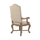 Grayson Arm Chair Limed Grey Oak, Cotton Linen CFH422-F E272 C053 Zentique