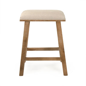 Jocelyn Counter Stool Limed Grey Oak, Natural Linen CFH519 Counter E272 A003 Zentique