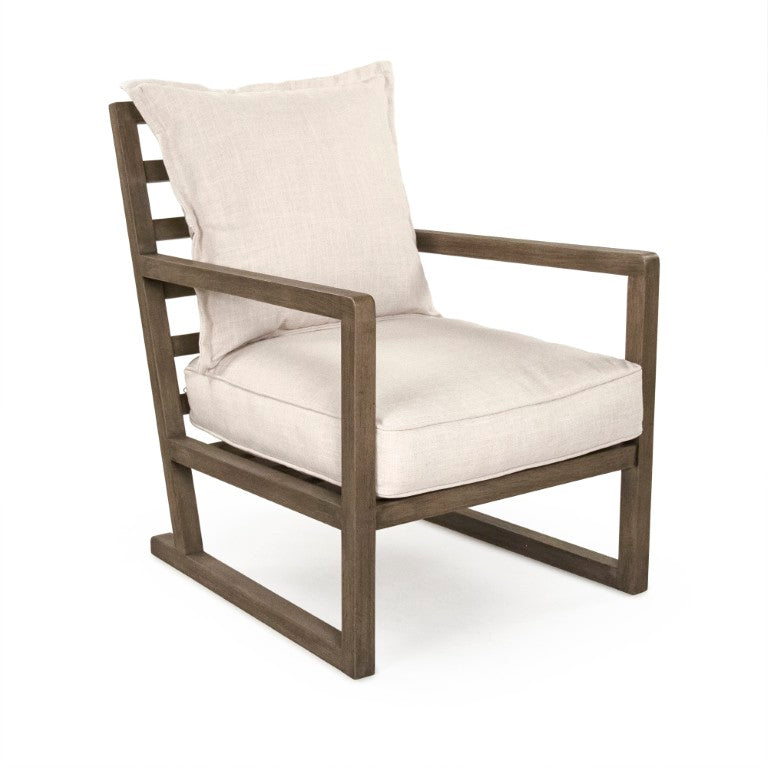 Zentique Meredith Compact Club Chair — Classic Silhouette, Durable Polyester Upholstery, Beech Frame for Stylish Comfort CFH540 E993 C128