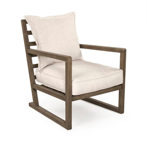 Zentique Meredith Compact Club Chair — Classic Silhouette, Durable Polyester Upholstery, Beech Frame for Stylish Comfort CFH540 E993 C128