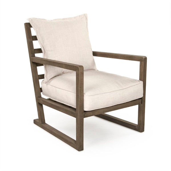 Zentique Meredith Compact Club Chair — Classic Silhouette, Durable Polyester Upholstery, Beech Frame for Stylish Comfort CFH540 E993 C128