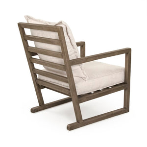 Zentique Meredith Compact Club Chair — Classic Silhouette, Durable Polyester Upholstery, Beech Frame for Stylish Comfort CFH540 E993 C128