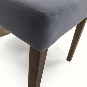 Zentique Erica Beech Wood Side Chair with Linen Upholstery, Ergonomic Cushioned Seat, Neutral Finish (98 characters) CFH560 E993 A015-A