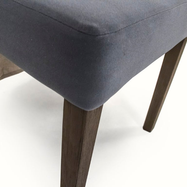 Zentique Erica Beech Wood Side Chair with Linen Upholstery, Ergonomic Cushioned Seat, Neutral Finish (98 characters) CFH560 E993 A015-A