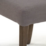 George Side Chair Weathered Beech, Grey Polyester CFH586 E993 C132 Zentique