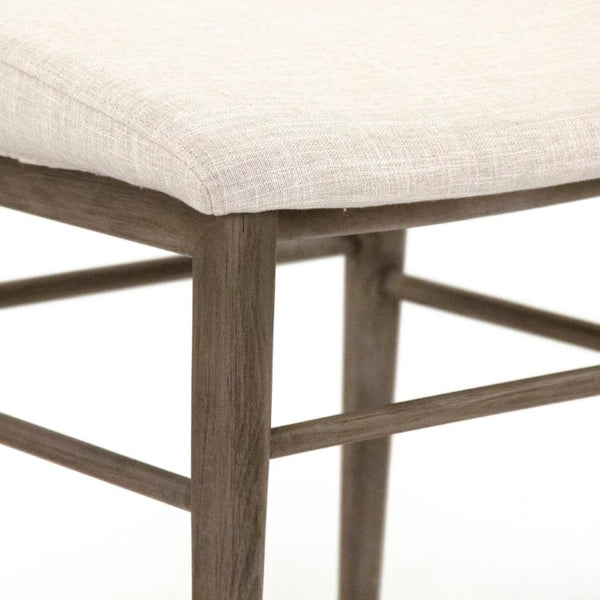 Zentique Nicole Side Chair — Modern Beech Frame Dining/Desk Seat with Padded Polyester Upholstery, Compact Comfort (98 chars) CFH597 E993 C128