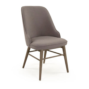 Derek Side Chair Weathered Beech, Light-Grey Polyester CFH599 E993 C132 Zentique