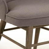 Derek Side Chair Weathered Beech, Light-Grey Polyester CFH599 E993 C132 Zentique