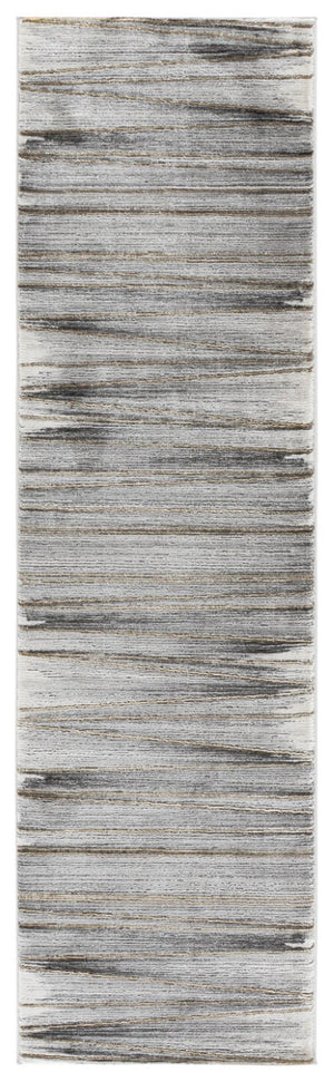 Safavieh Craft Power Loomed Polypropylene Runner Rug in Solid Grey Gold for Modern Hallways 2'-3" x 8'-0" CFT822F-28