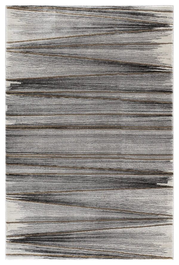 Safavieh Craft Power Loomed Polypropylene Runner Rug in Solid Grey Gold for Modern Hallways 4'-0" x 6'-0" CFT822F-4