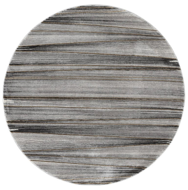 Safavieh Craft Power Loomed Polypropylene Runner Rug in Solid Grey Gold for Modern Hallways 6'-7" x 6'-7" - R CFT822F-7R
