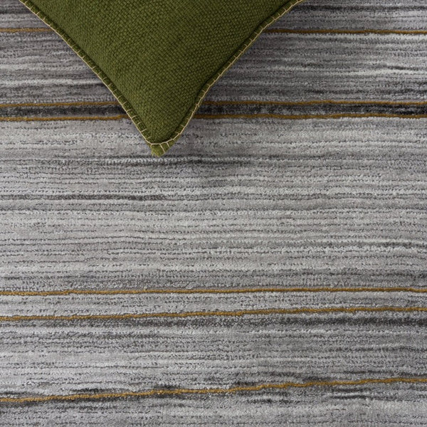 Safavieh Craft Power Loomed Polypropylene Runner Rug in Solid Grey Gold for Modern Hallways 8'-0" x 10'-0" CFT822F-8