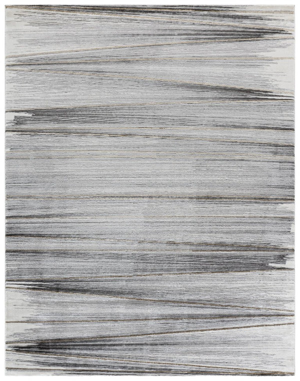 Safavieh Craft Power Loomed Polypropylene Runner Rug in Solid Grey Gold for Modern Hallways 9'-0" x 12'-0" CFT822F-9