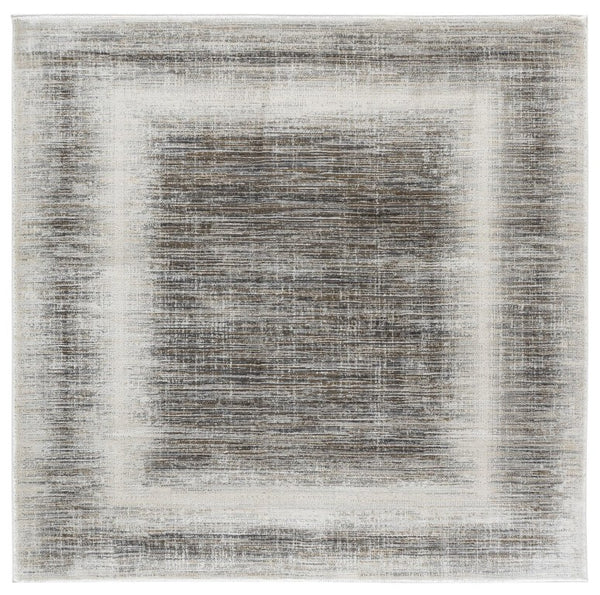 Safavieh Craft Power Loomed Polypropylene Runner Rug for Hallways and Entryways in Neutral Tones 6'-7" x 6'-7" - Square CFT824F-7SQ