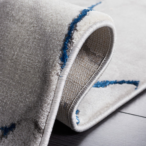 Safavieh Craft 800 Power Loomed Contemporary Rug IIX Grey / Blue CFT852F-10