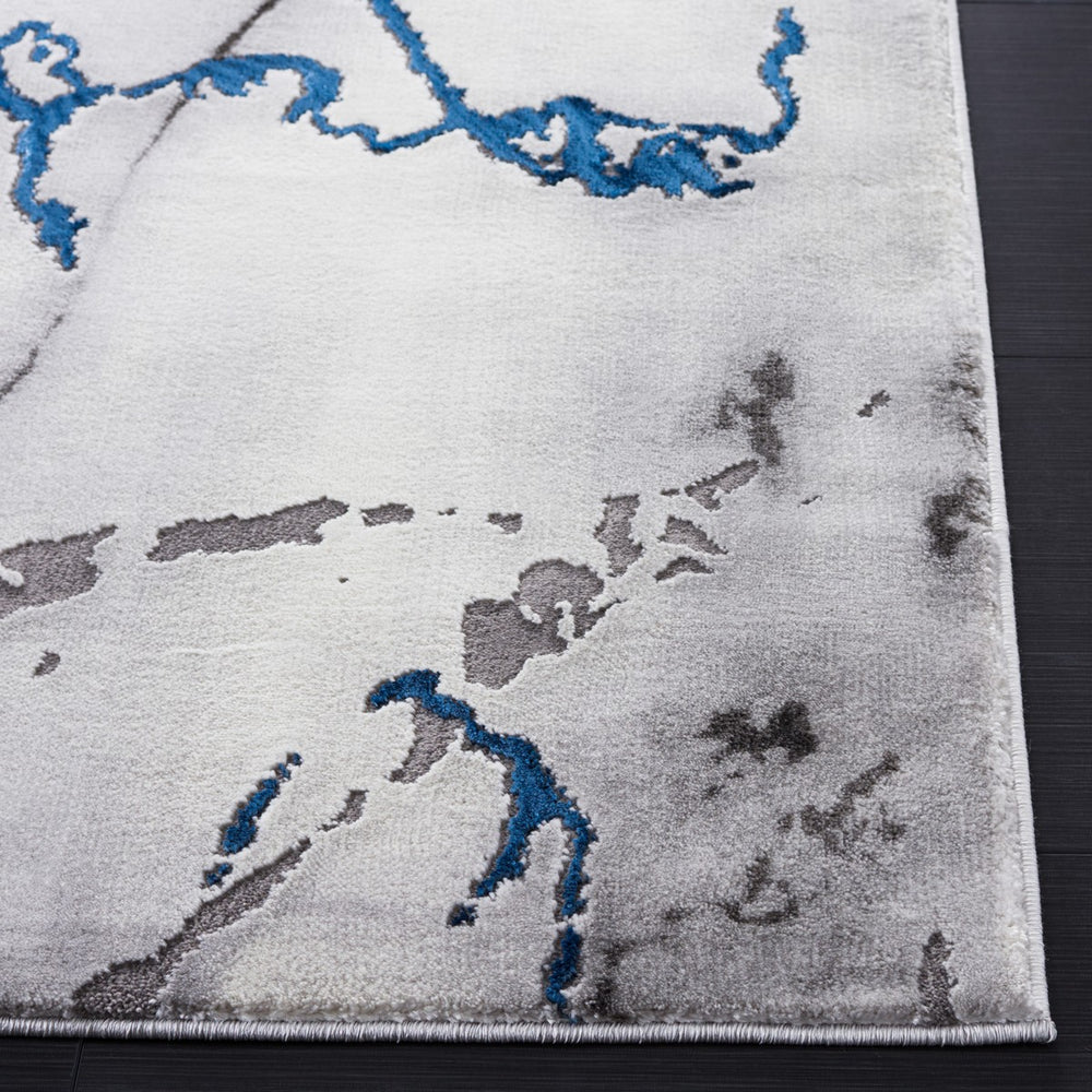 Safavieh Craft 800 Power Loomed Contemporary Rug IIX Grey / Blue CFT852F-10