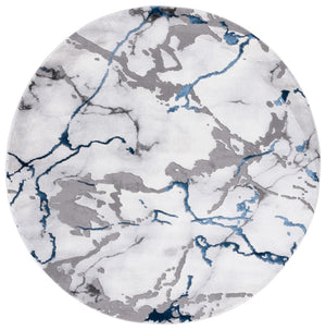 Safavieh Craft 800 Power Loomed Contemporary Rug IIX Grey / Blue CFT852F-10