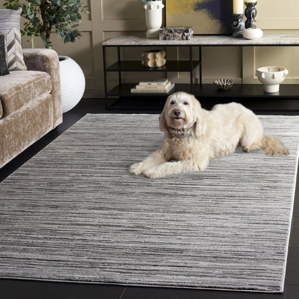 Safavieh Craft Power-Loomed Polypropylene Area Rug Neutral Gold Tones for Modern Living Rooms Gray / Silver CFT869G-5
