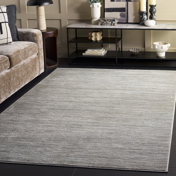 Safavieh Craft Power Loomed Solid Area Rug in Grey and Gold for Modern Living Spaces CFT873F-5