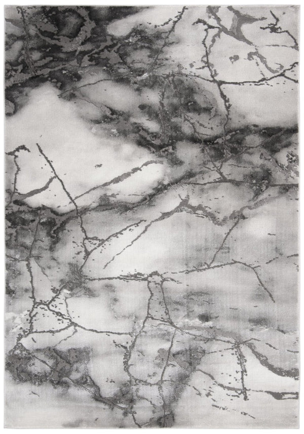 Safavieh Craft Grey Silver Polypropylene Runner Rug for Modern Hallways and Entryways CFT877G