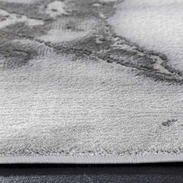 Safavieh Craft Grey Silver Polypropylene Runner Rug for Modern Hallways and Entryways CFT877G