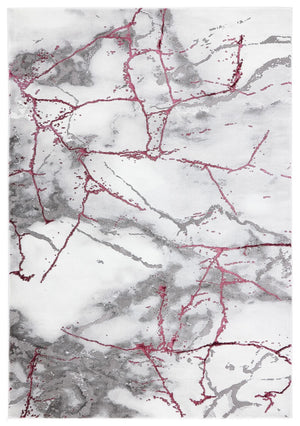 Safavieh Craft 877 Power Loomed Contemporary Rug IIX Grey / Wine CFT877S-218