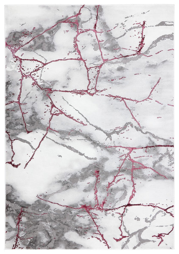 Safavieh Craft 877 Power Loomed Contemporary Rug IIX Grey / Wine CFT877S-218