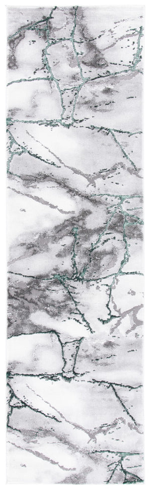 Safavieh Craft 877 Power Loomed Contemporary Rug Grey / Green CFT877Y-2