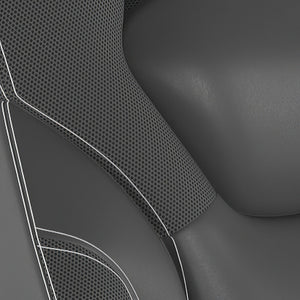 English Elm X10 Gaming Chair Ergonomic Racing Office Chair with Flip-Up Arms, Transparent Roller Wheels & Adjustable Height Black CH-00095-BK-RLB-GG