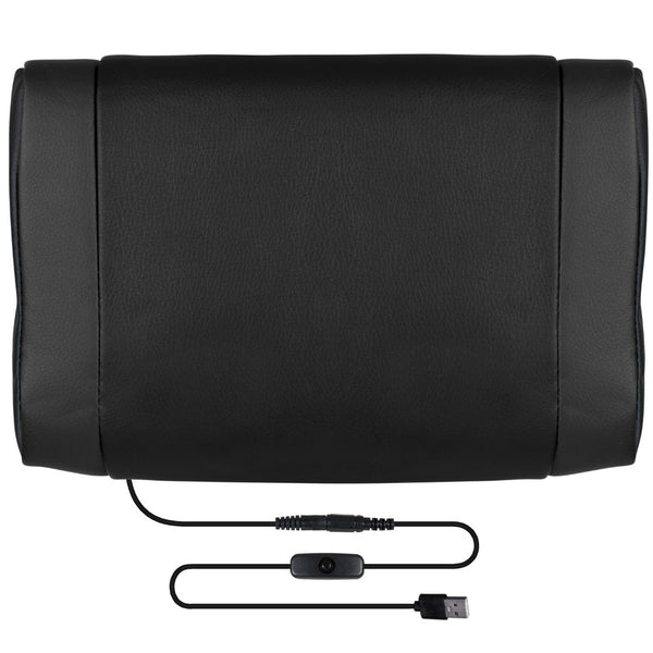 English Elm X40 Gaming Chair - Ergonomic Comfort with Reclining Design, Massaging Lumbar Support & Footrest Black CH-00288-BK-BK-GG